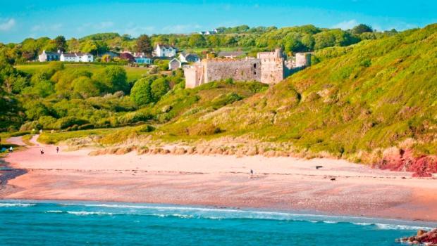 Manorbier Castle Inn Sunset Room エクステリア 写真